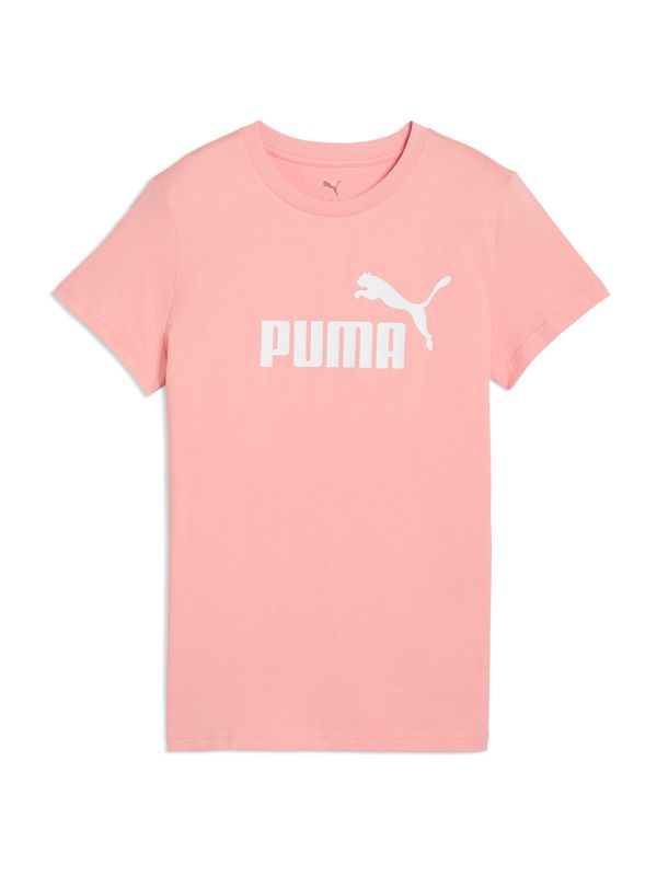 PUMA PUMA Tehnička sportska majica 'ESS No. 1'  svijetloroza / bijela