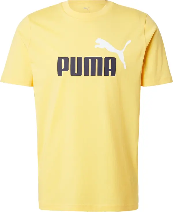 PUMA PUMA Tehnička sportska majica 'ESS No. 1'  žuta / crna / bijela