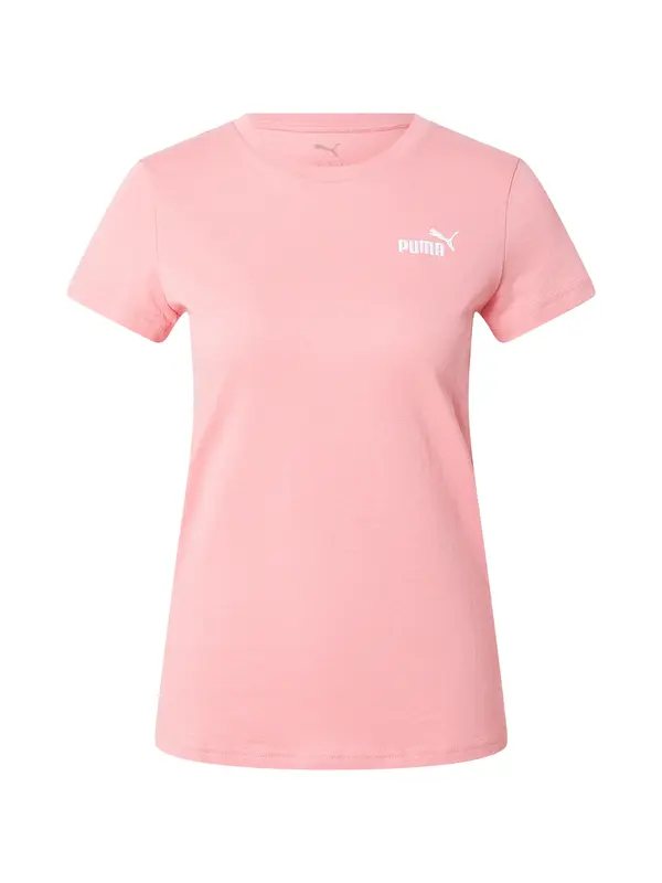 PUMA PUMA Tehnička sportska majica 'ESS Small No. 1'  roza / bijela