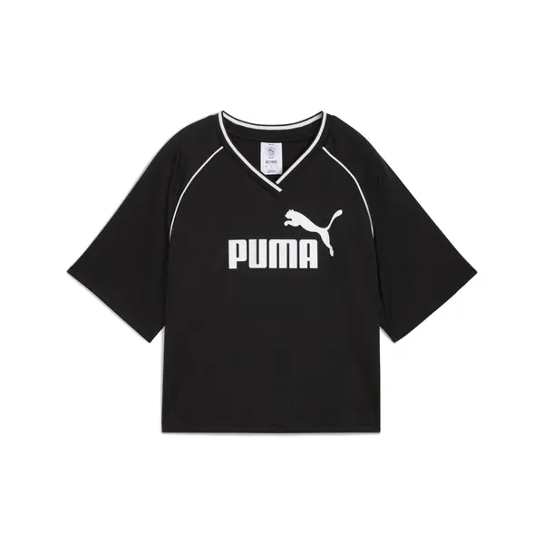PUMA PUMA Tehnička sportska majica 'Essential'  crna / bijela