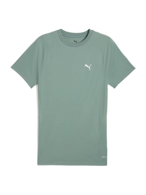 PUMA PUMA Tehnička sportska majica 'EVOSTRIPE'  pastelno zelena