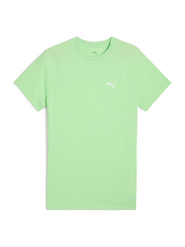 PUMA PUMA Tehnička sportska majica 'EVOSTRIPE'  svijetlozelena