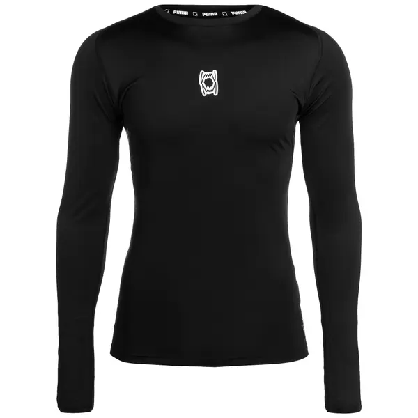 PUMA PUMA Tehnička sportska majica 'Hoops Team'  crna / bijela