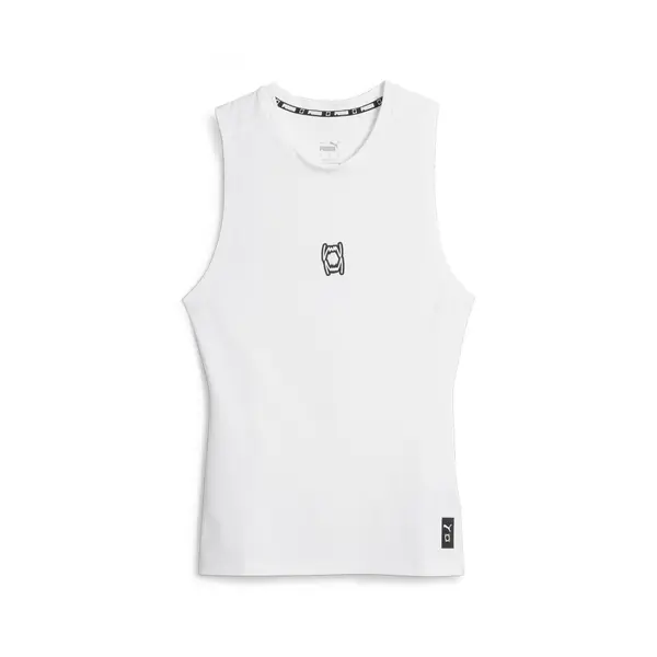 PUMA PUMA Tehnička sportska majica 'Hoops Team'  crna / bijela