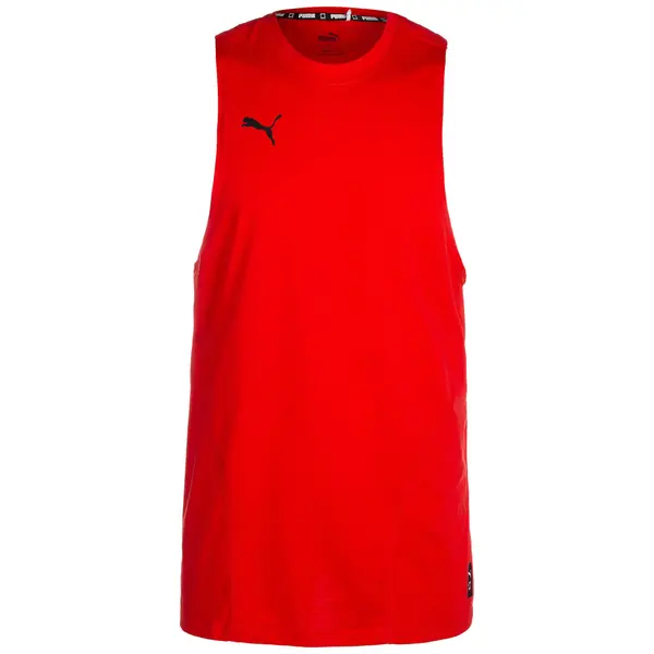 PUMA PUMA Tehnička sportska majica 'Hoops Team'  crvena
