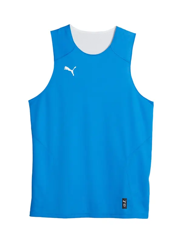PUMA PUMA Tehnička sportska majica 'Hoops Team'  plava / bijela