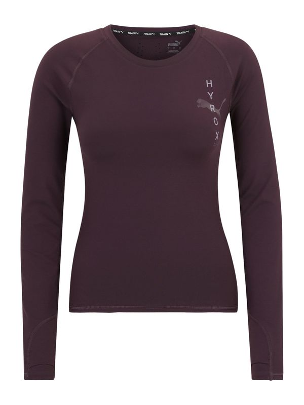 PUMA PUMA Tehnička sportska majica 'HYROX x PUMA Run Cloudspun'  svijetlosiva / ljubičasta