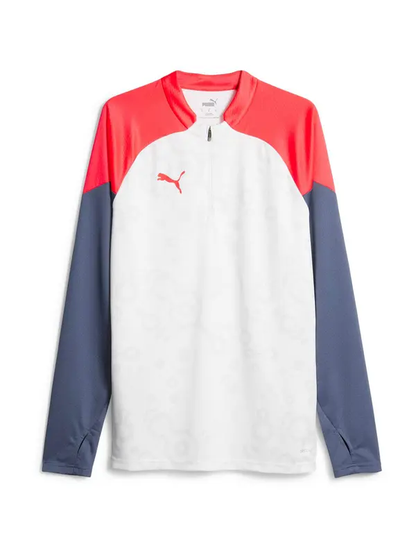 PUMA PUMA Tehnička sportska majica 'IndividualCup'  crno plava / svijetlocrvena / bijela