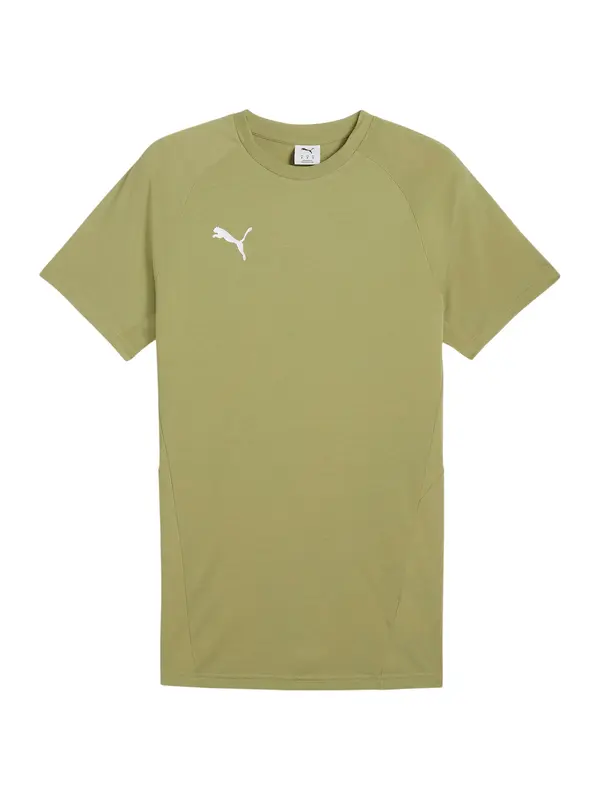 PUMA PUMA Tehnička sportska majica  maslinasta / bijela
