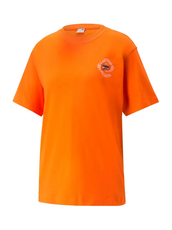 PUMA PUMA Tehnička sportska majica  neonsko narančasta / crna