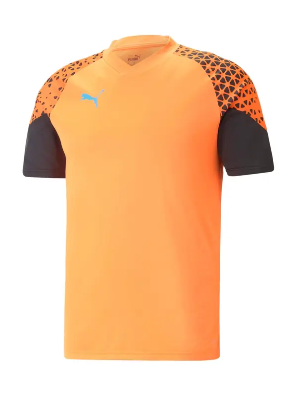 PUMA PUMA Tehnička sportska majica  neonsko plava / mandarina / crna