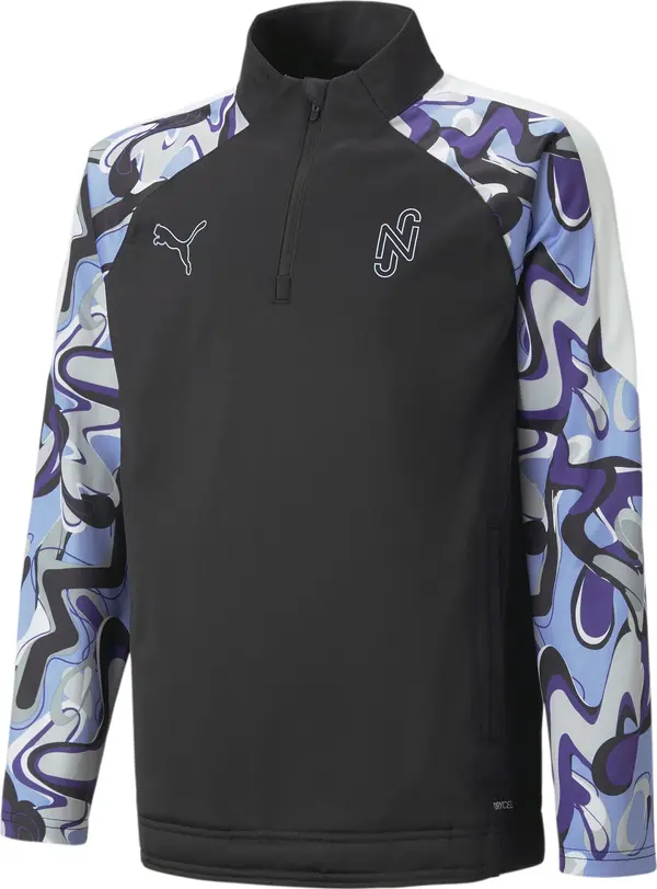 PUMA PUMA Tehnička sportska majica 'Neymar Jr Creativity'  svijetloplava / kameno siva / tamno ljubičasta / crna