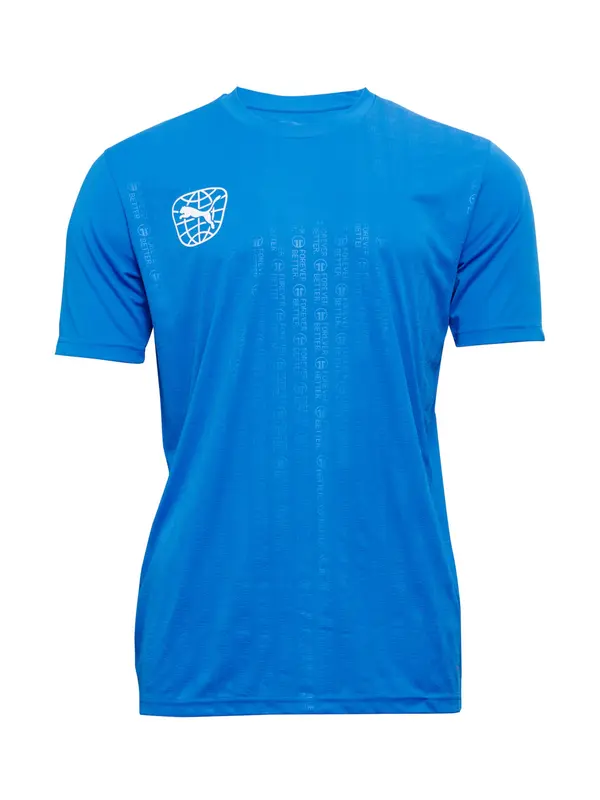 PUMA PUMA Tehnička sportska majica  plava / bijela