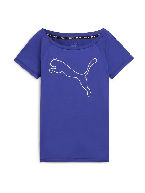 PUMA PUMA Tehnička sportska majica  plava / bijela