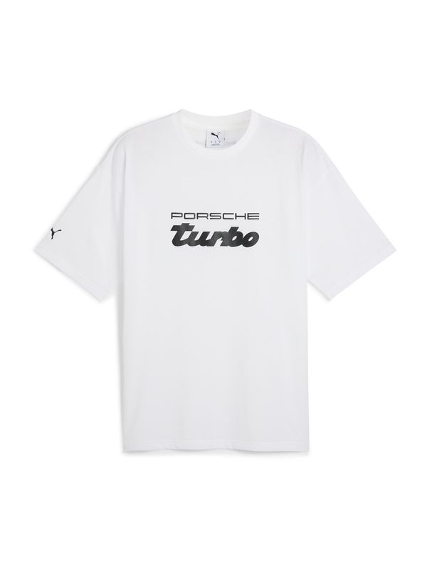 PUMA PUMA Tehnička sportska majica 'Porsche Legacy Essentials'  crna / bijela