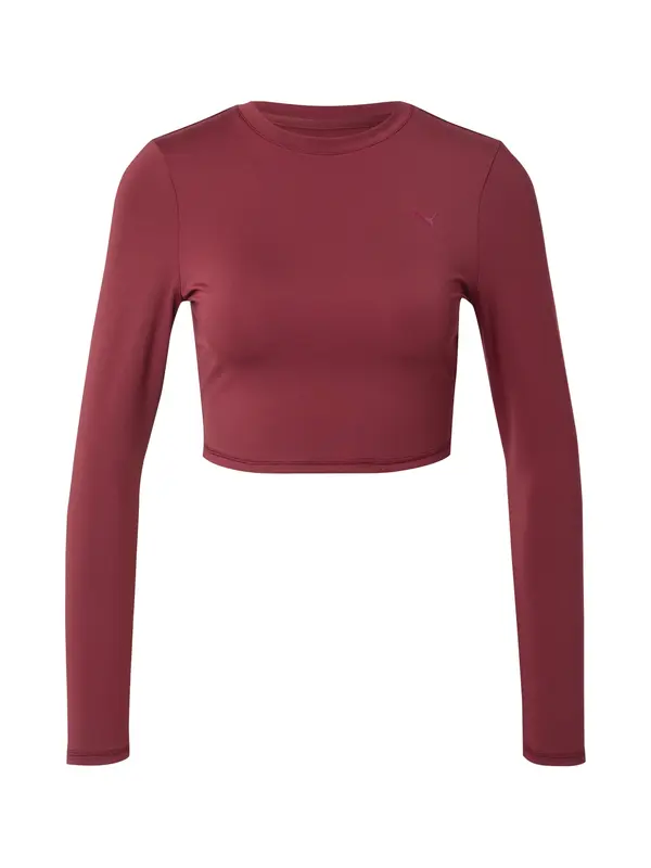 PUMA PUMA Tehnička sportska majica 'PWRSHAPE'  boja vina