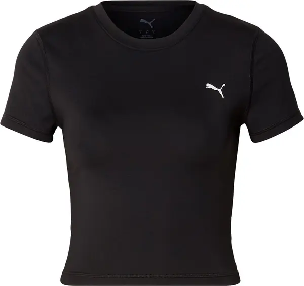PUMA PUMA Tehnička sportska majica  siva / crna / bijela
