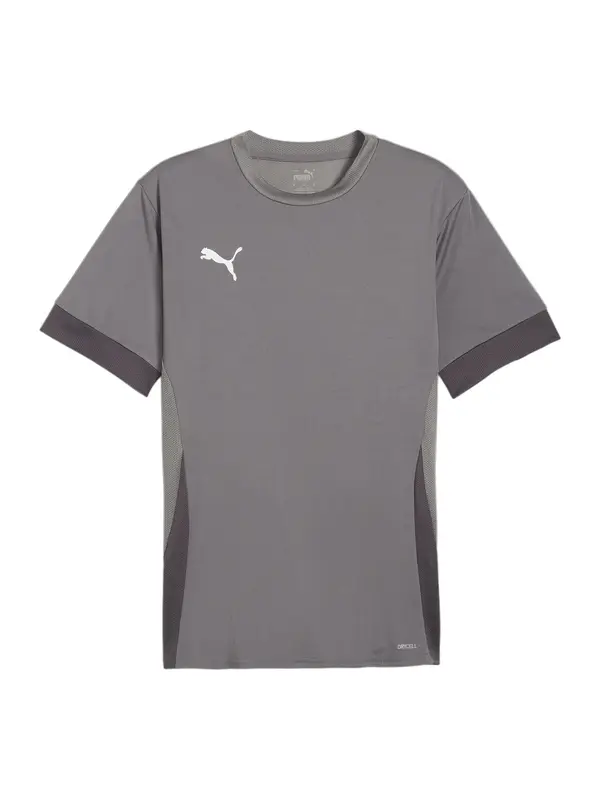 PUMA PUMA Tehnička sportska majica  siva / tamo siva / bijela
