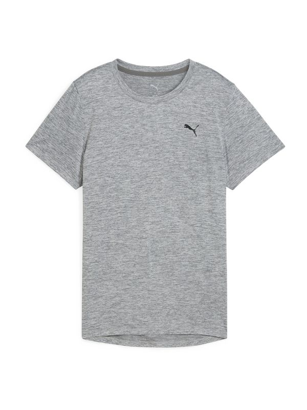 PUMA PUMA Tehnička sportska majica 'TAD ESSENTIAL'  kameno siva / crna