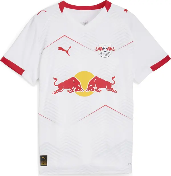 PUMA PUMA Tehnička sportska majica  tamo žuta / vatreno crvena / bijela