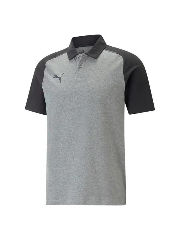 PUMA PUMA Tehnička sportska majica 'Team Cup'  siva melange / crna