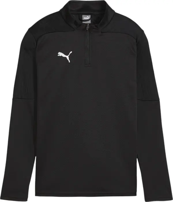 PUMA PUMA Tehnička sportska majica 'Team Final'  crna / bijela