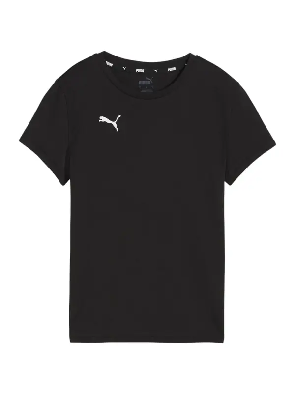 PUMA PUMA Tehnička sportska majica 'Team Goal'  crna / bijela