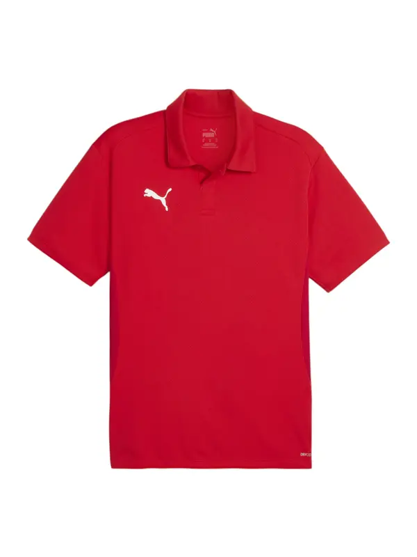 PUMA PUMA Tehnička sportska majica 'Team Goal'  crvena / bijela