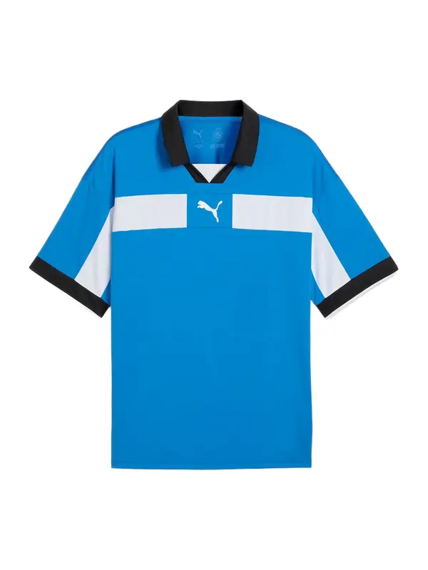 PUMA PUMA Tehnička sportska majica 'TeamClassic'  azur / crna / bijela
