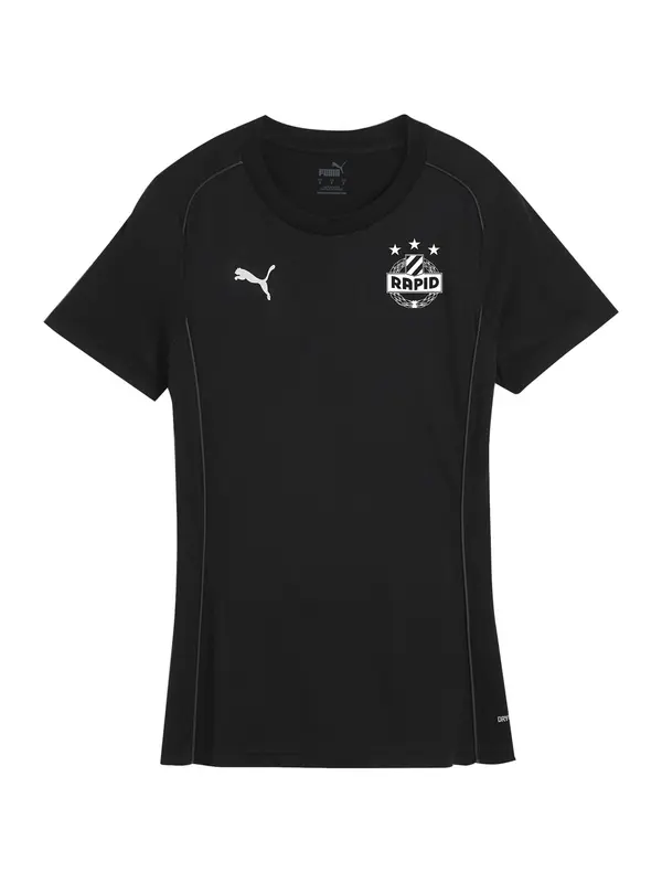 PUMA PUMA Tehnička sportska majica 'TeamFINAL'  crna / bijela