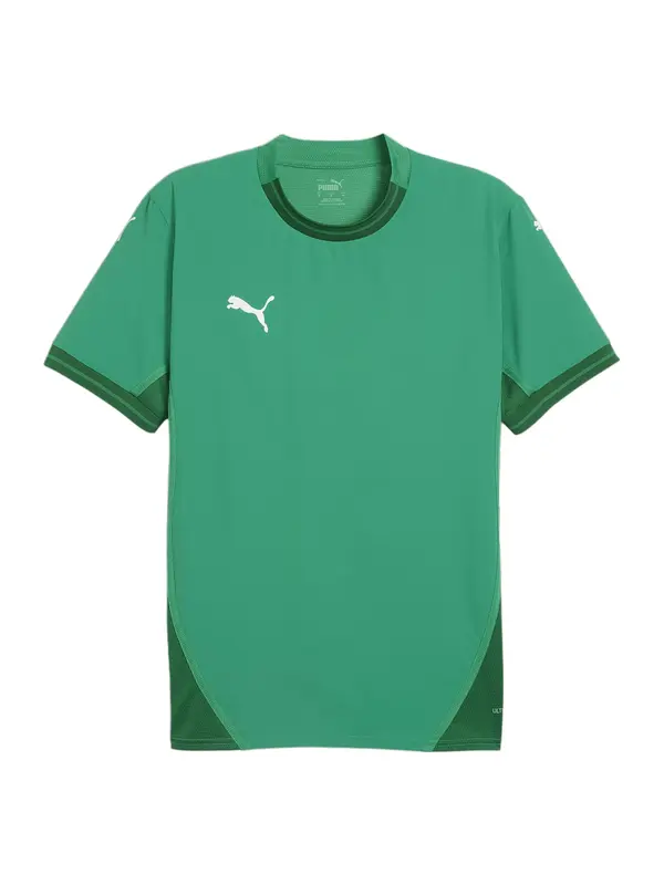 PUMA PUMA Tehnička sportska majica 'TeamFinal'  kraljevski zelena / tamno zelena / bijela