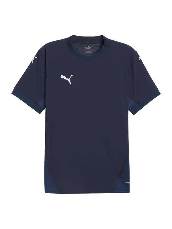 PUMA PUMA Tehnička sportska majica 'TeamFinal'  morsko plava / mornarsko plava / bijela
