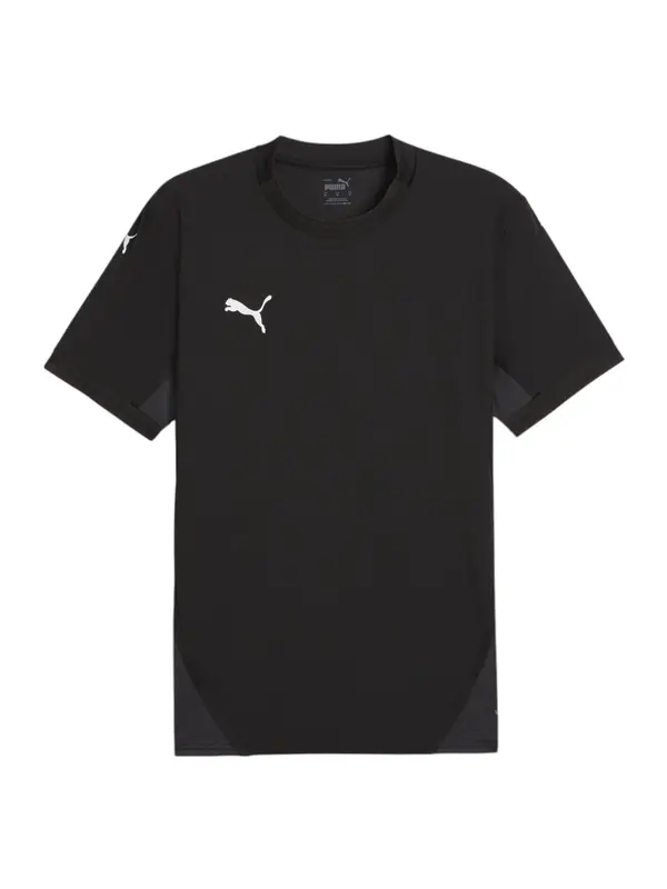 PUMA PUMA Tehnička sportska majica 'TeamFinal'  tamo siva / crna / bijela