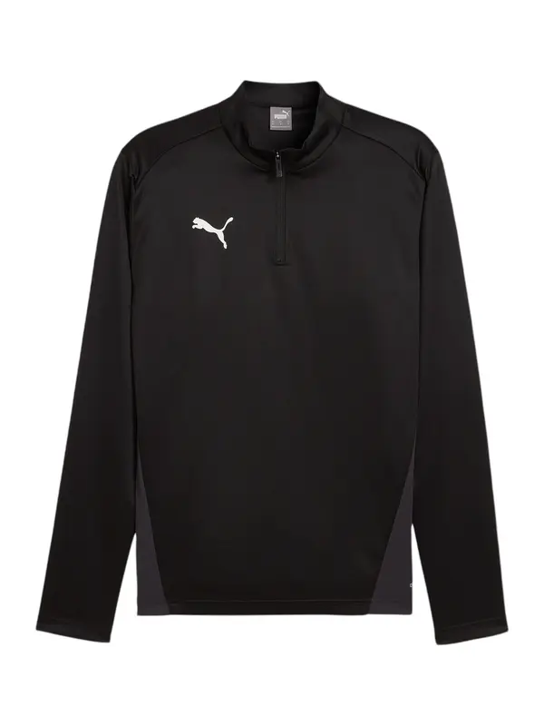 PUMA PUMA Tehnička sportska majica 'TeamGoal'  crna / bijela