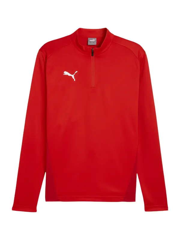PUMA PUMA Tehnička sportska majica 'TeamGoal'  crvena / bijela
