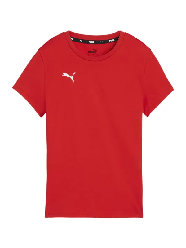 PUMA PUMA Tehnička sportska majica 'TeamGoal'  crvena / bijela