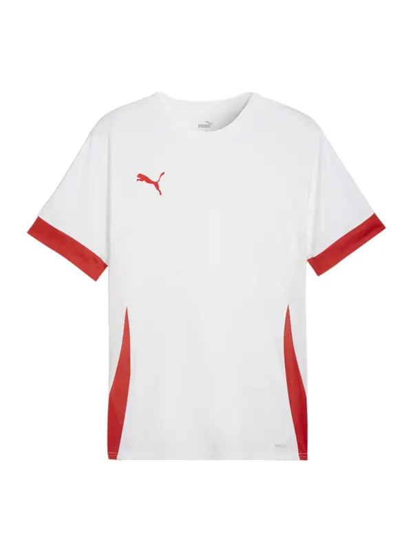 PUMA PUMA Tehnička sportska majica 'TeamGoal Matchday'  crvena / bijela