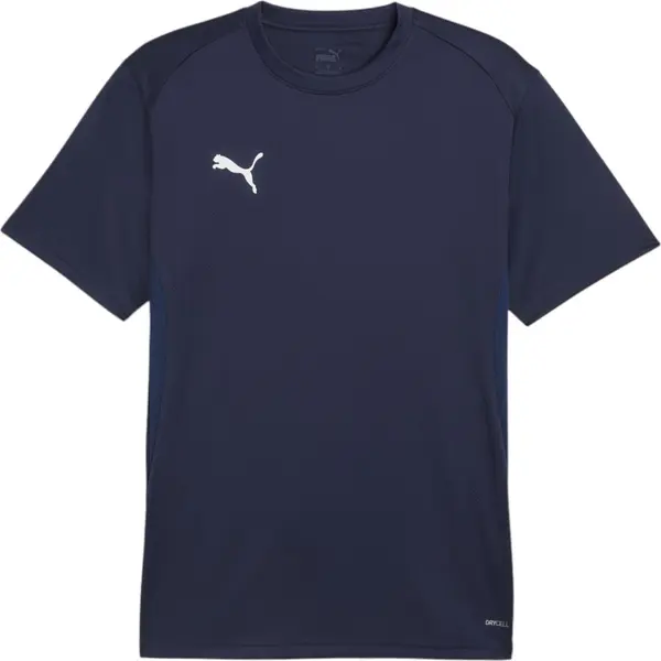 PUMA PUMA Tehnička sportska majica 'TeamGOAL'  mornarsko plava / bijela