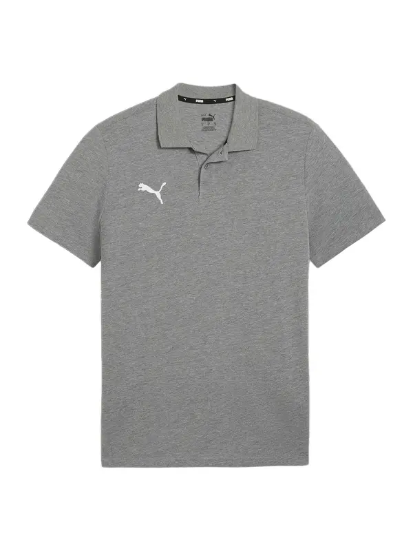PUMA PUMA Tehnička sportska majica 'TeamGoal'  siva melange / bijela