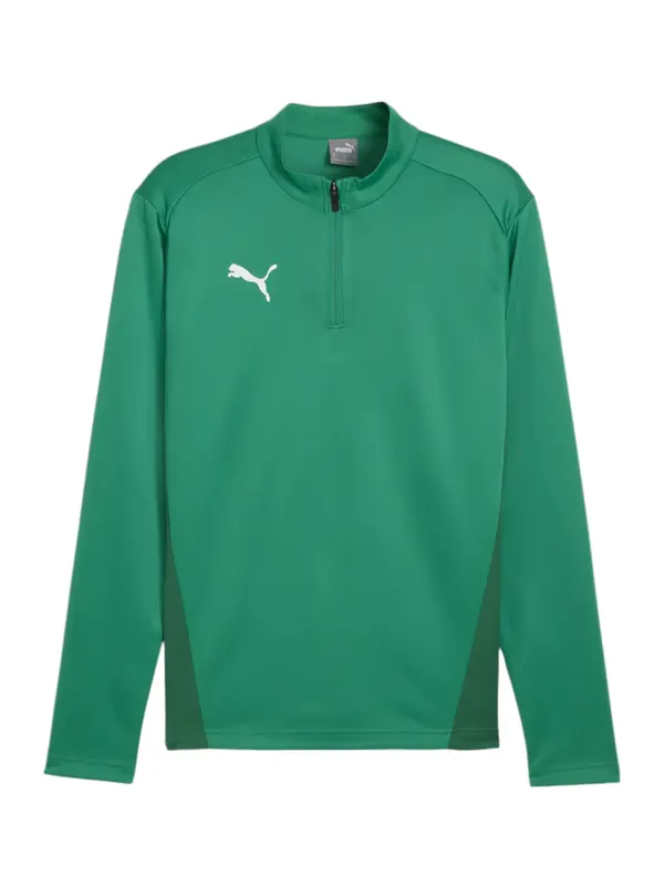 PUMA PUMA Tehnička sportska majica 'TeamGoal'  zelena / tamno zelena / bijela
