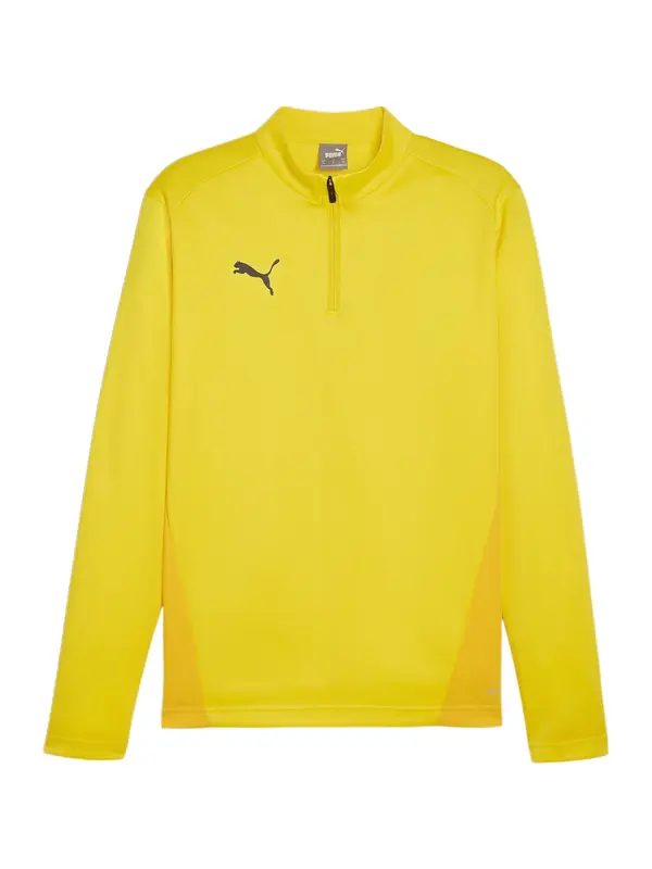 PUMA PUMA Tehnička sportska majica 'TeamGoal'  žuta / narančasto žuta / crna
