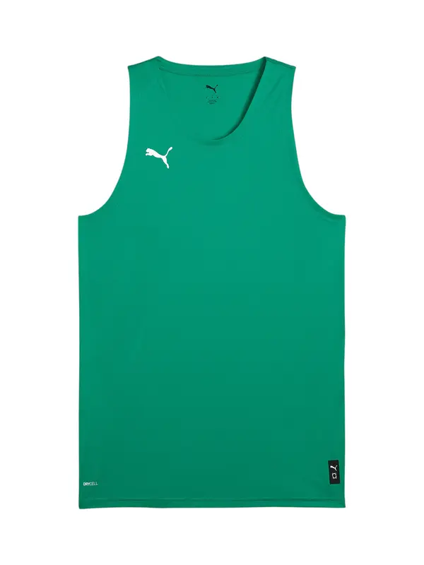 PUMA PUMA Tehnička sportska majica 'Teamjaws Starter'  zelena / bijela