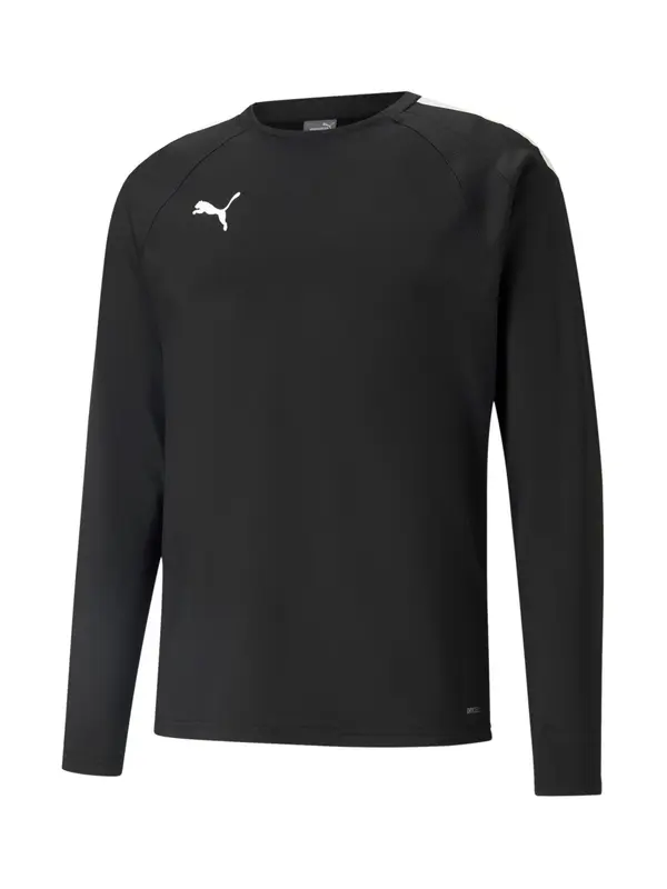 PUMA PUMA Tehnička sportska majica 'TeamLiga'  crna / bijela