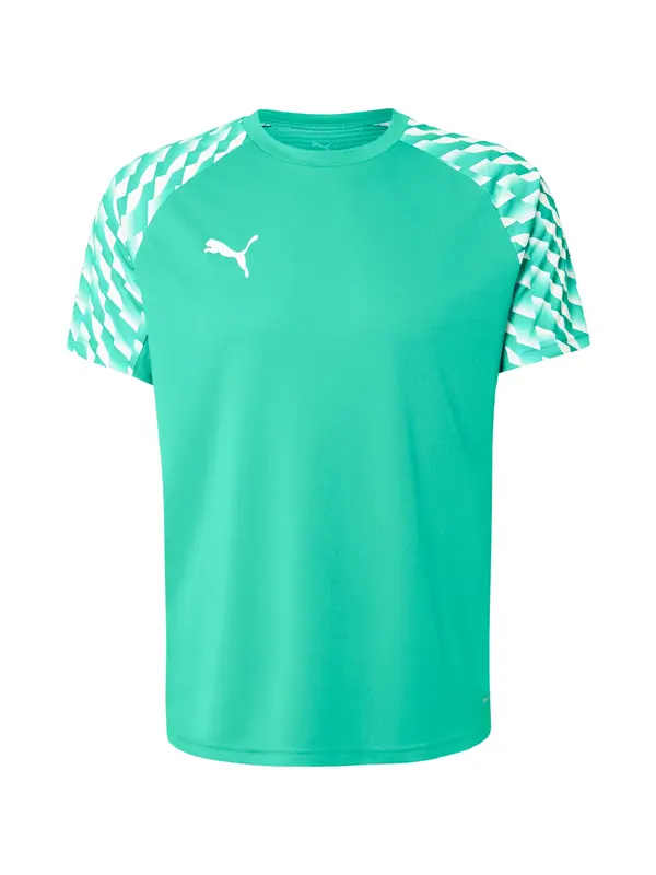 PUMA PUMA Tehnička sportska majica 'teamLIGA26'  smaragdno zelena / bijela