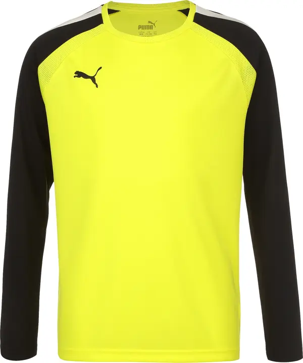 PUMA PUMA Tehnička sportska majica 'Teampacer'  neonsko žuta / crna