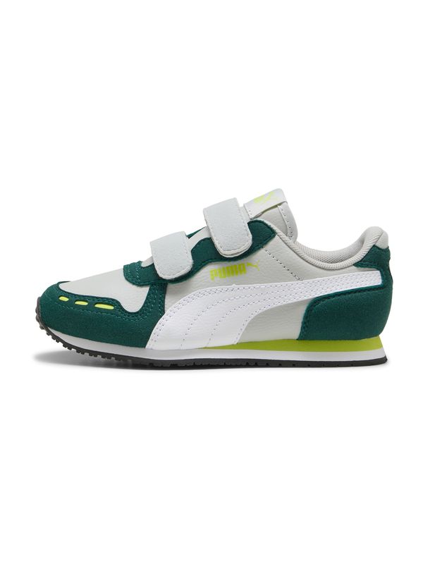 PUMA PUMA Tenisice 'Cabana Racer'  svijetlosiva / zelena / bijela