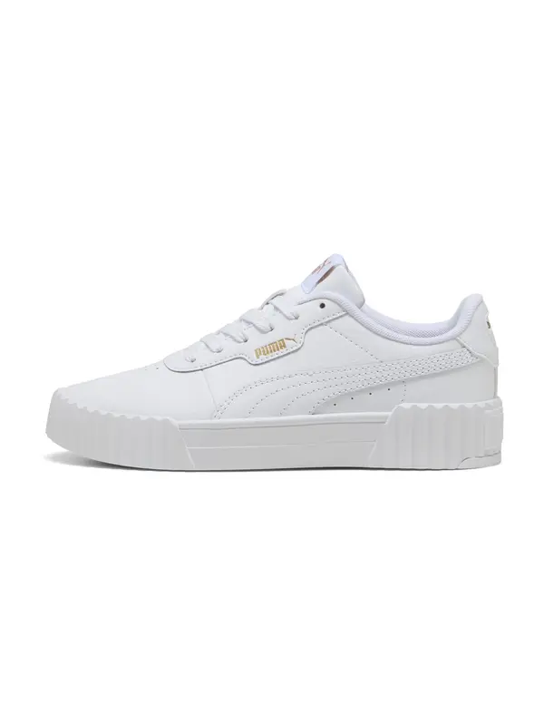 PUMA PUMA Tenisice 'Carina 3.0'  zlatna / bijela