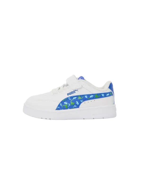 PUMA PUMA Tenisice 'Court Classic Clean Dino A'  plava / svijetloplava / zelena / bijela