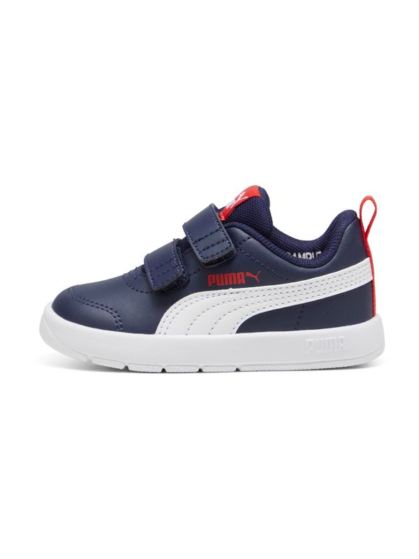 PUMA PUMA Tenisice 'Courtflex V3'  mornarsko plava / crvena / bijela