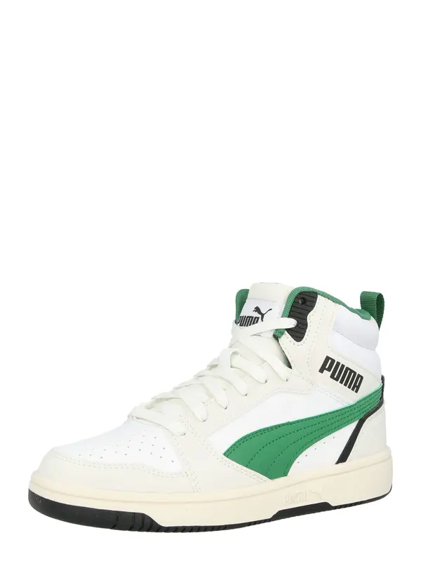 PUMA PUMA Tenisice 'Rebound V6'  svijetlosiva / zelena / crna / bijela